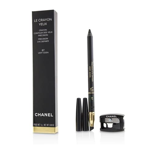 chanel le crayon yeux vert eden|chanel crayon eyes.